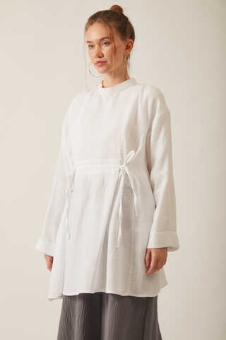 Ünsa Muslin Tunic White - 5