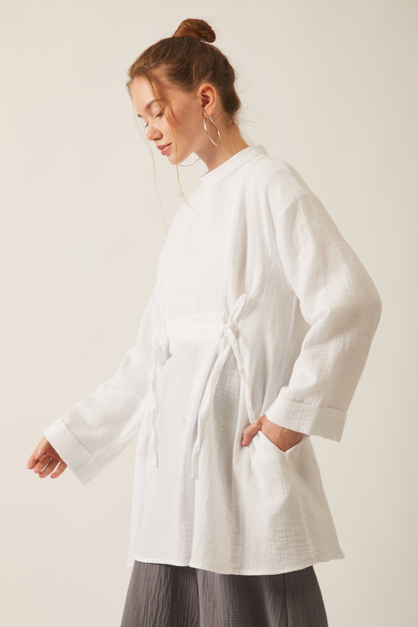 Ünsa Muslin Tunic White - 7