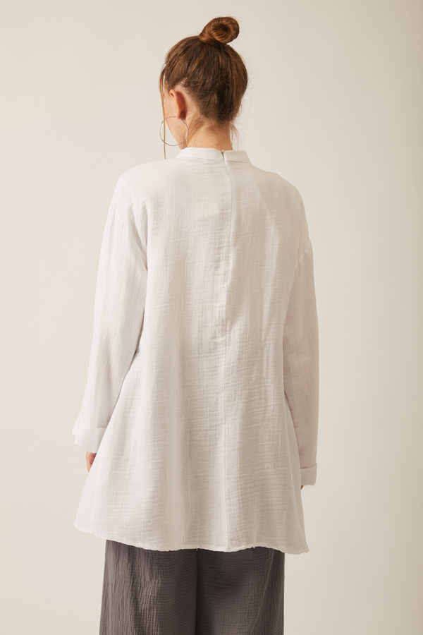 Ünsa Muslin Tunic White - 8