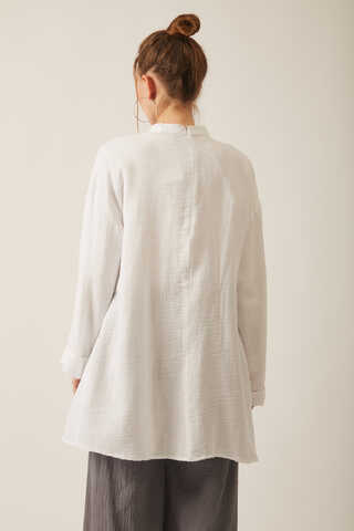 Ünsa Muslin Tunic White - 8