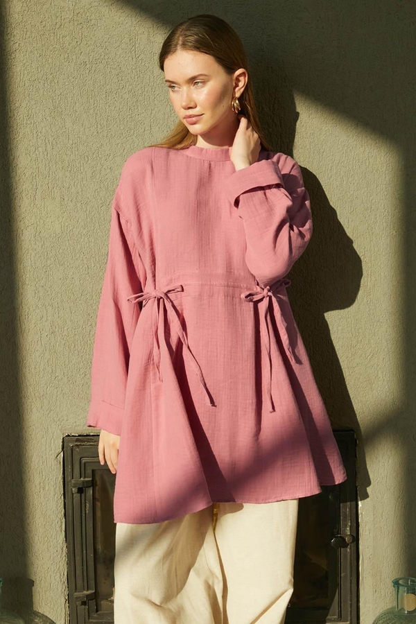 Ünsa Müslin Tunik Pembe - 1