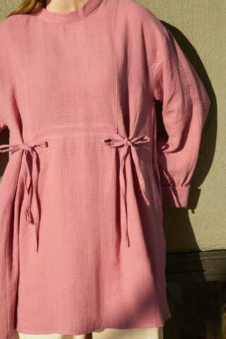 Ünsa Müslin Tunik Pembe - 9