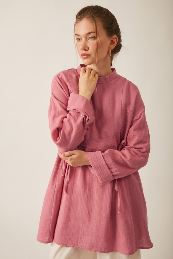 Ünsa Müslin Tunik Pembe - 12