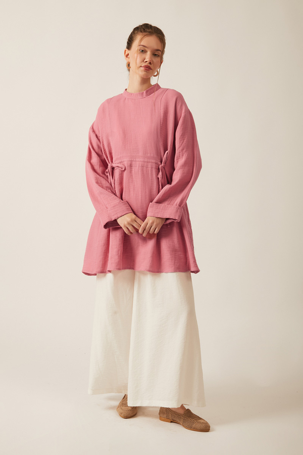 Ünsa Müslin Tunik Pembe - 13