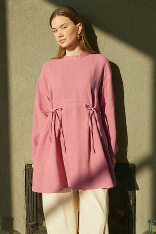 Ünsa Müslin Tunik Pembe - 6