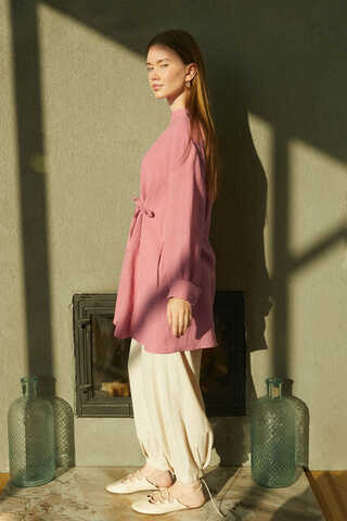 Ünsa Müslin Tunik Pembe - 7