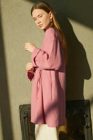 Ünsa Müslin Tunik Pembe - 8