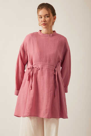 Ünsa Müslin Tunik Pembe - 14