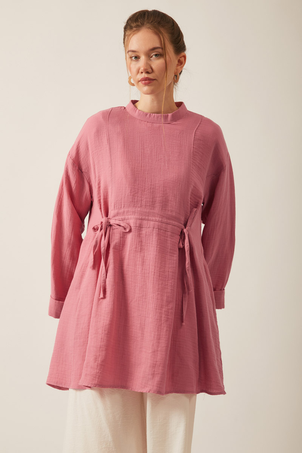 Ünsa Müslin Tunik Pembe - 14