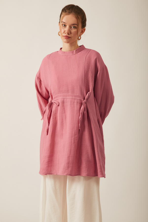 Ünsa Müslin Tunik Pembe - 15