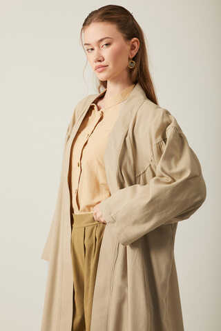 Uzun Keten Kimono Taş - 4