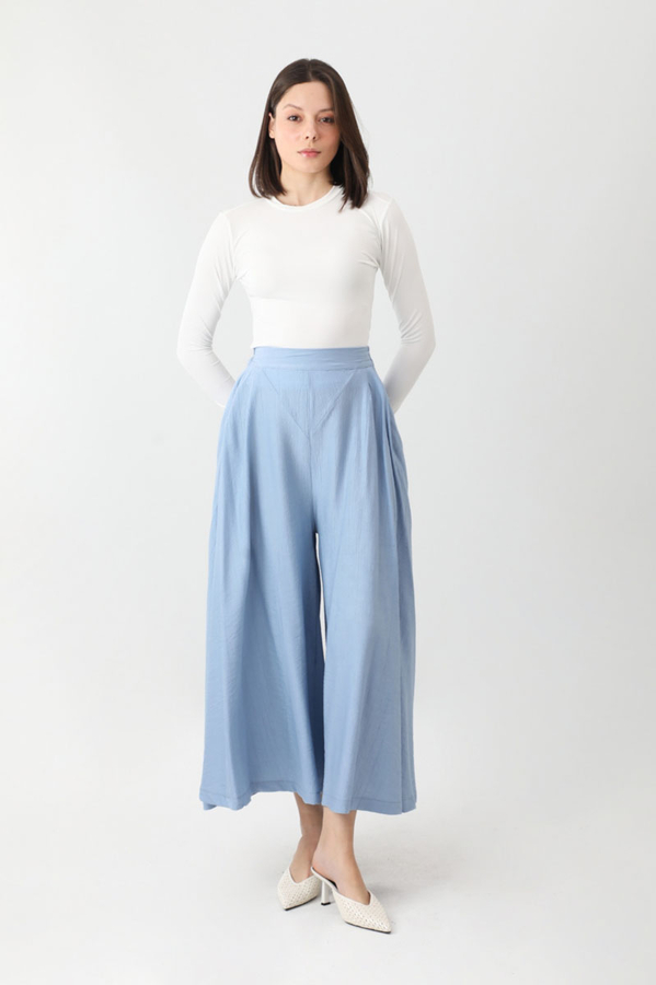 Uzun Kimono Takım Bebe Mavisi - 3