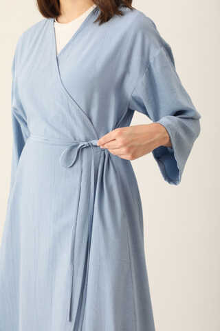Uzun Kimono Takım Bebe Mavisi - 7