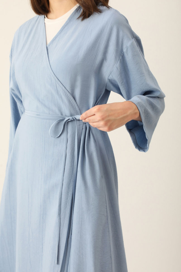 Uzun Kimono Takım Bebe Mavisi - 7