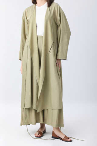 Uzun Kimono Takım Haki - 2
