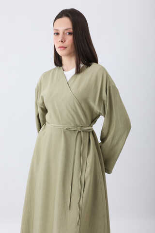 Uzun Kimono Takım Haki - 1