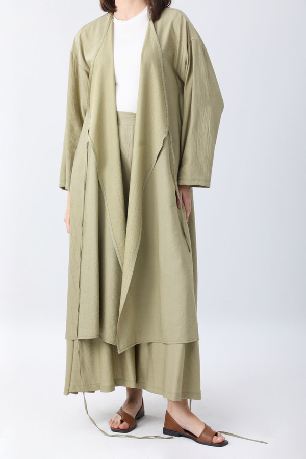Uzun Kimono Takım Haki - 2