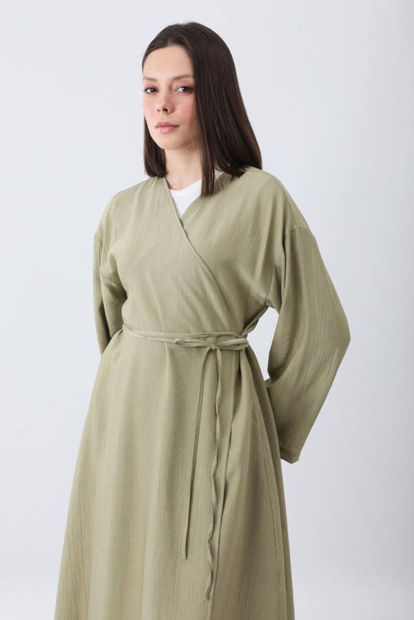 Uzun Kimono Takım Haki - 1
