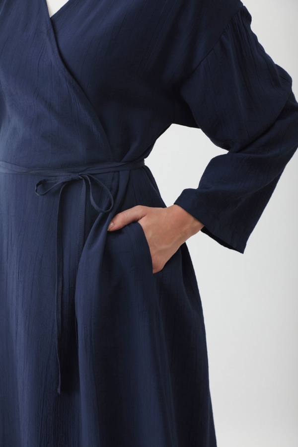 Uzun Kimono Takım Lacivert - 18