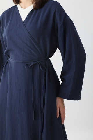 Uzun Kimono Takım Lacivert - 19
