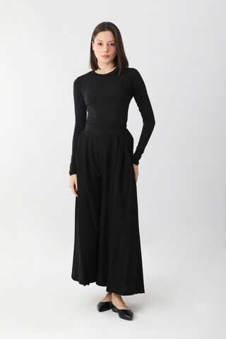 Uzun Kimono Takım Siyah - 2