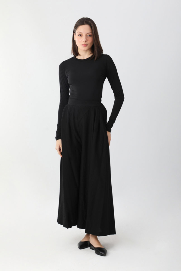 Uzun Kimono Takım Siyah - 2