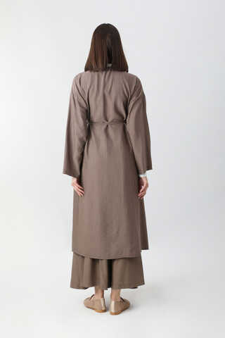 Uzun Kimono Takım Toprak - 9