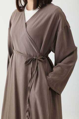 Uzun Kimono Takım Toprak - 11