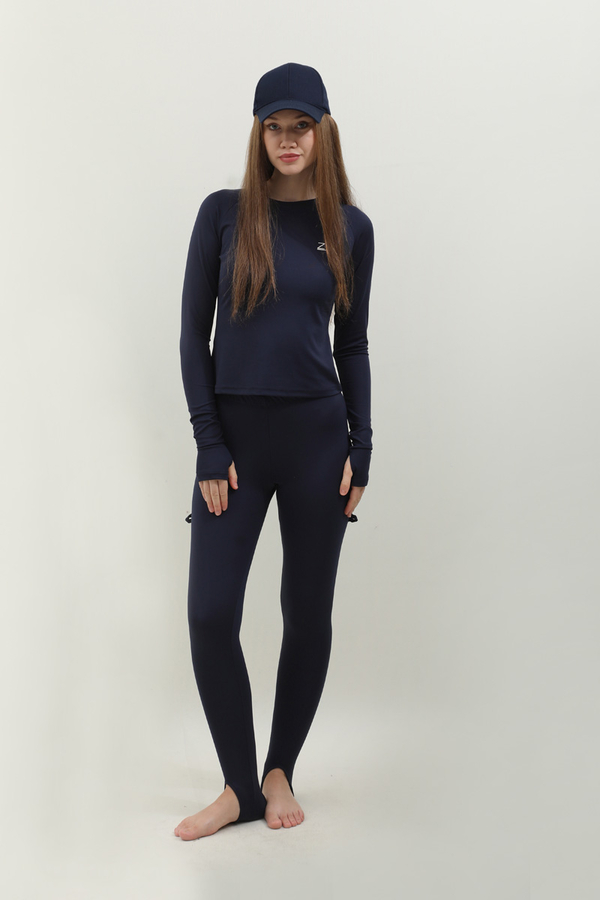 Uzun Kollu Mayo Body Lacivert - 2