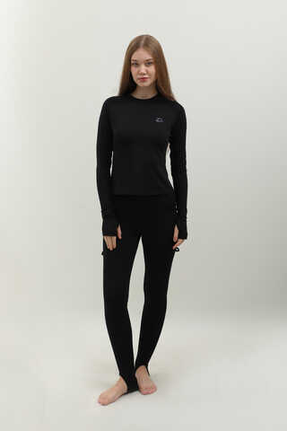 Uzun Kollu Mayo Body Siyah - 2