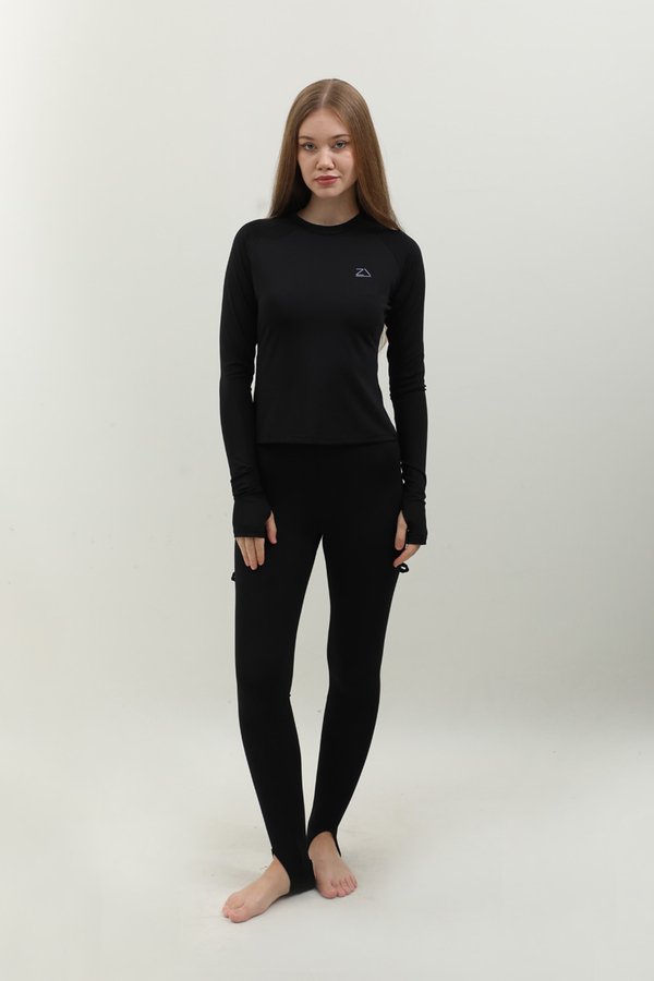 Uzun Kollu Mayo Body Siyah - 2