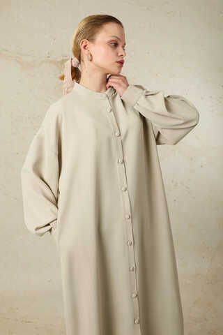 Uzun Oversize Tunik Gri - 2