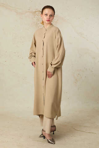 Uzun Oversize Tunik Taş - 1