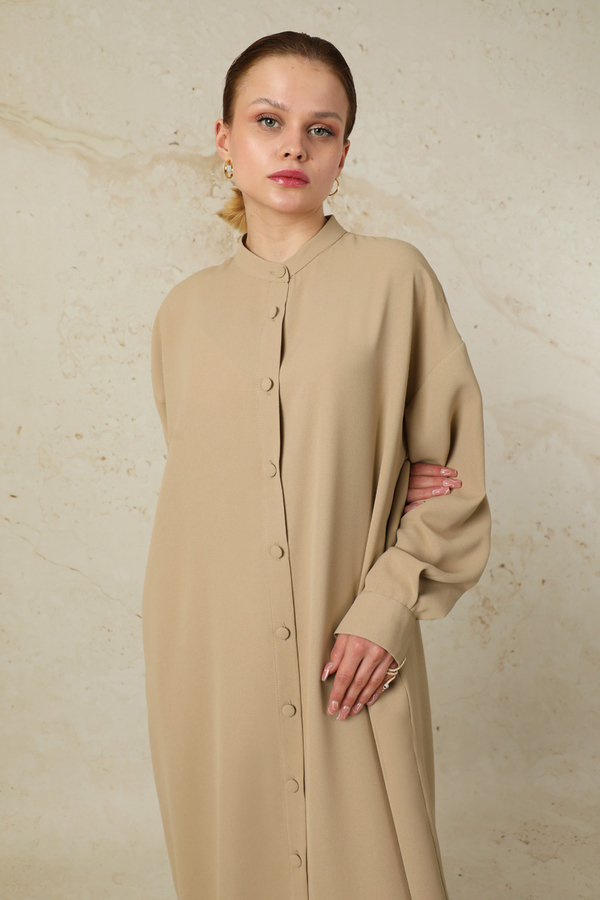 Uzun Oversize Tunik Taş - 2
