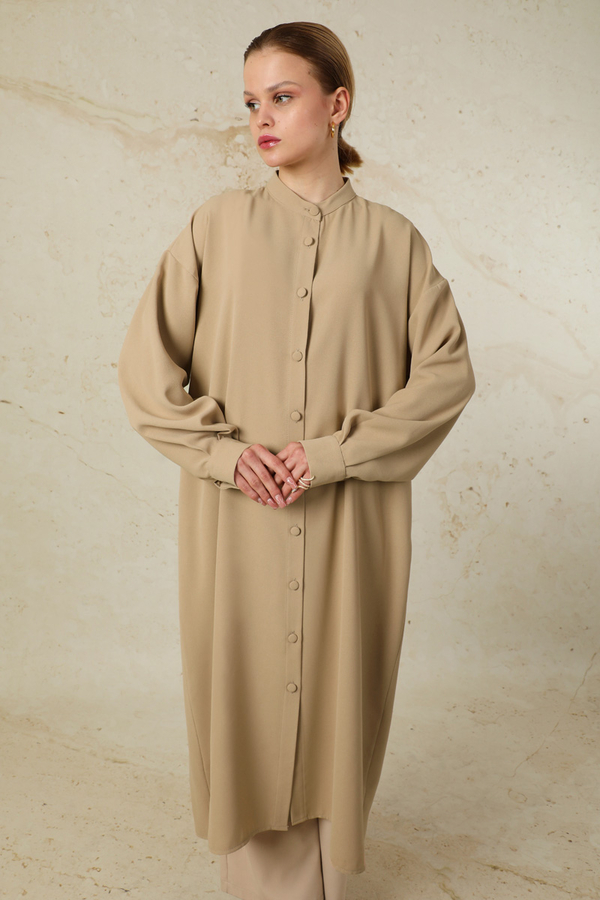 Uzun Oversize Tunik Taş - 4