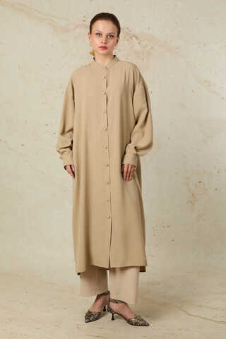 Uzun Oversize Tunik Taş - 5