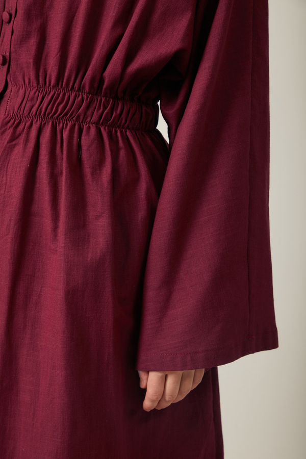 V Yaka Abaya Bordo - 3