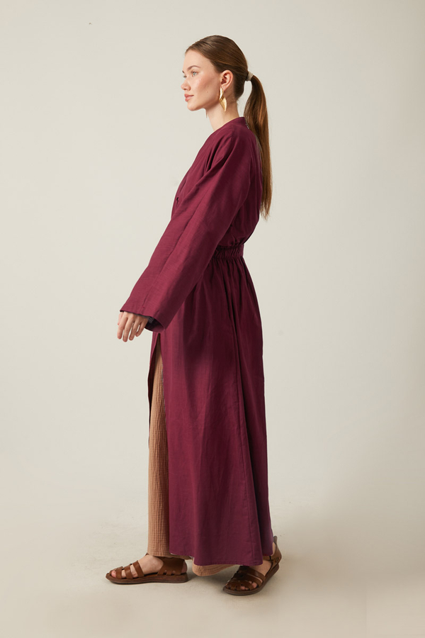 V Yaka Abaya Bordo - 12