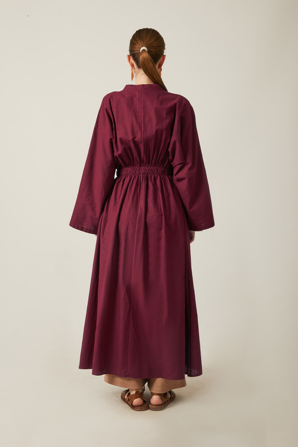 V Yaka Abaya Bordo - 17