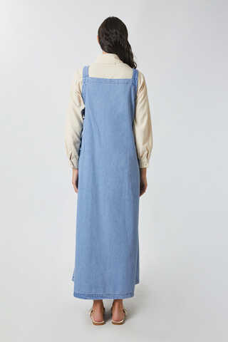 V Yaka Bağlamalı Jile Açık Mavi - 11