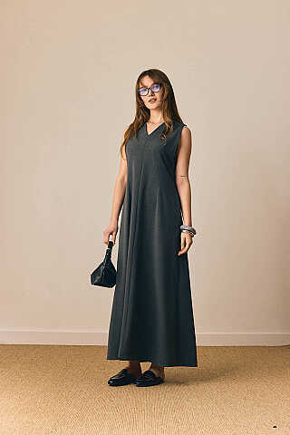 V Yaka Klasik Jile Antrasit - 5