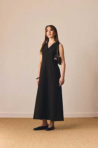 V Yaka Klasik Jile Kahverengi - 2