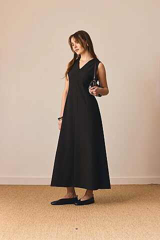 V Yaka Klasik Jile Kahverengi - 6