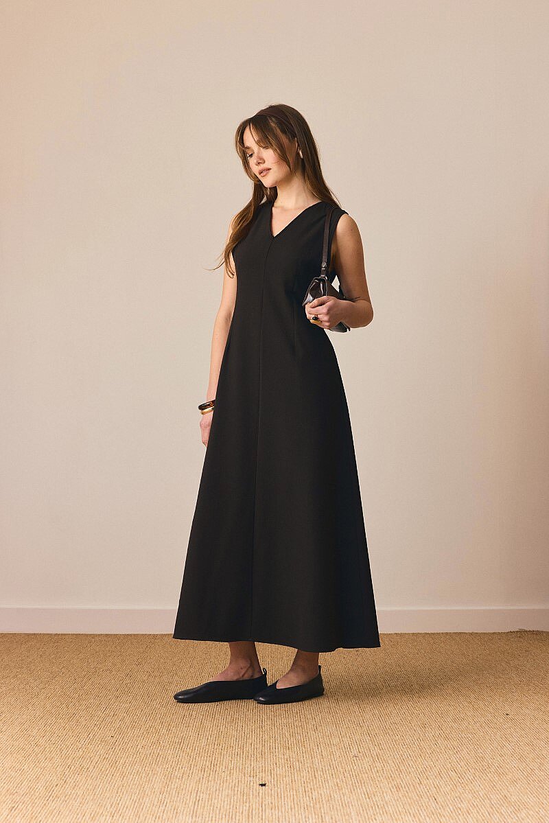 V Yaka Klasik Jile Kahverengi - 6