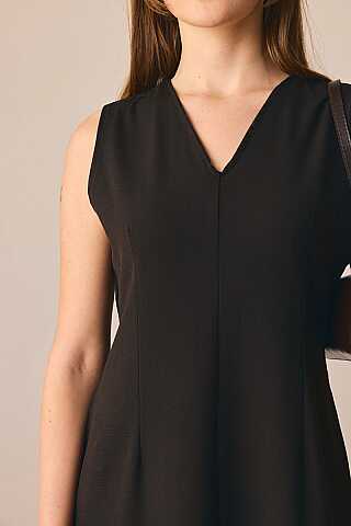 V Yaka Klasik Jile Kahverengi - 5