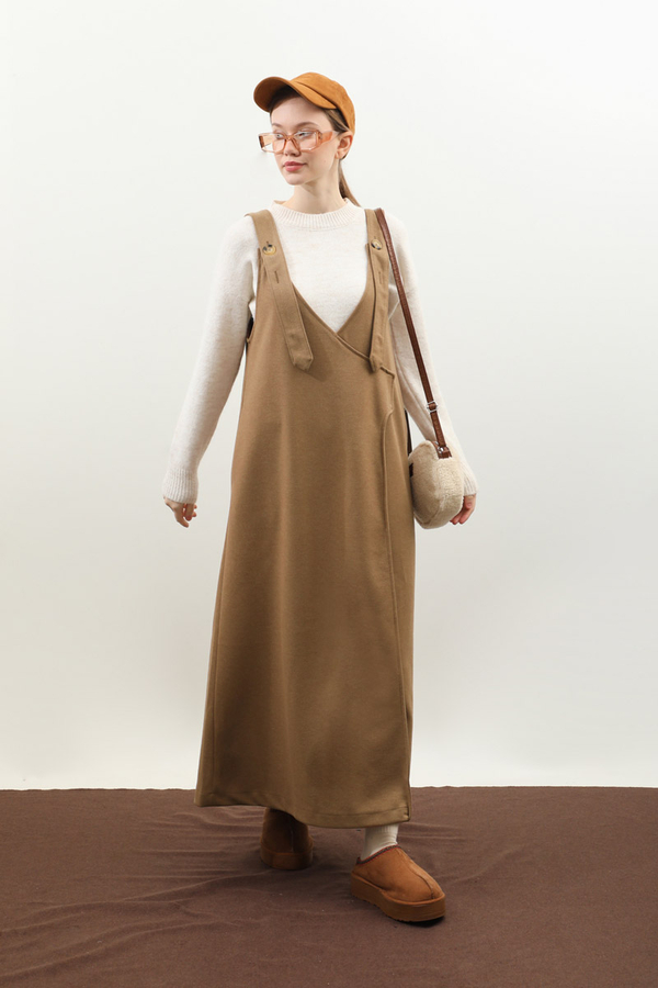 V Yaka Kruvaze Jile Camel - 2