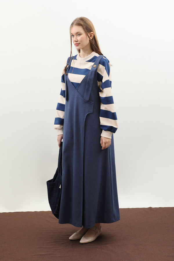 V Yaka Kruvaze Jile İndigo - 3