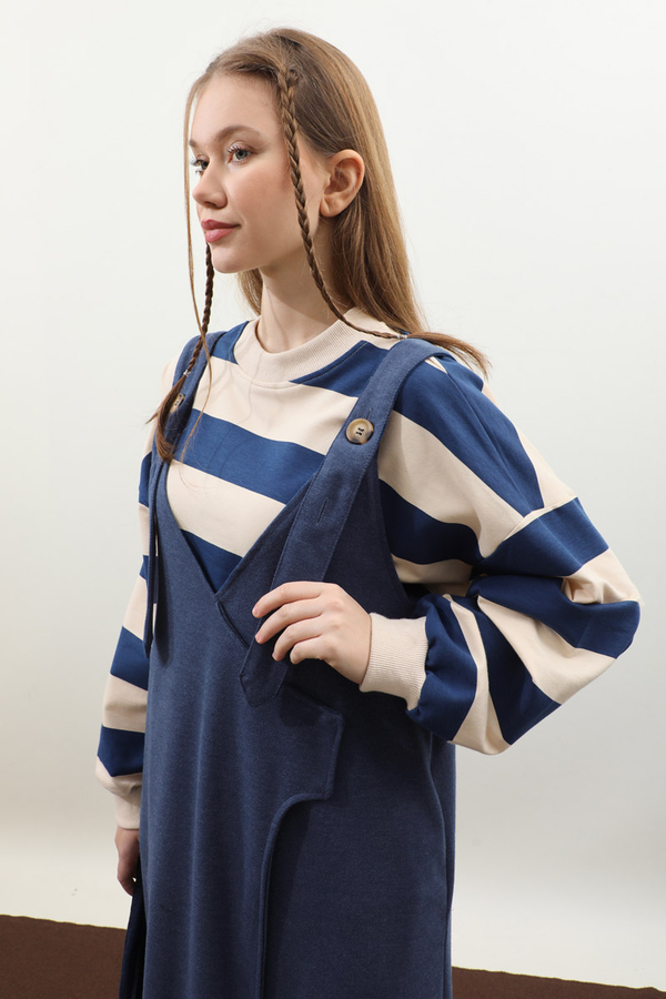 V Yaka Kruvaze Jile İndigo - 6