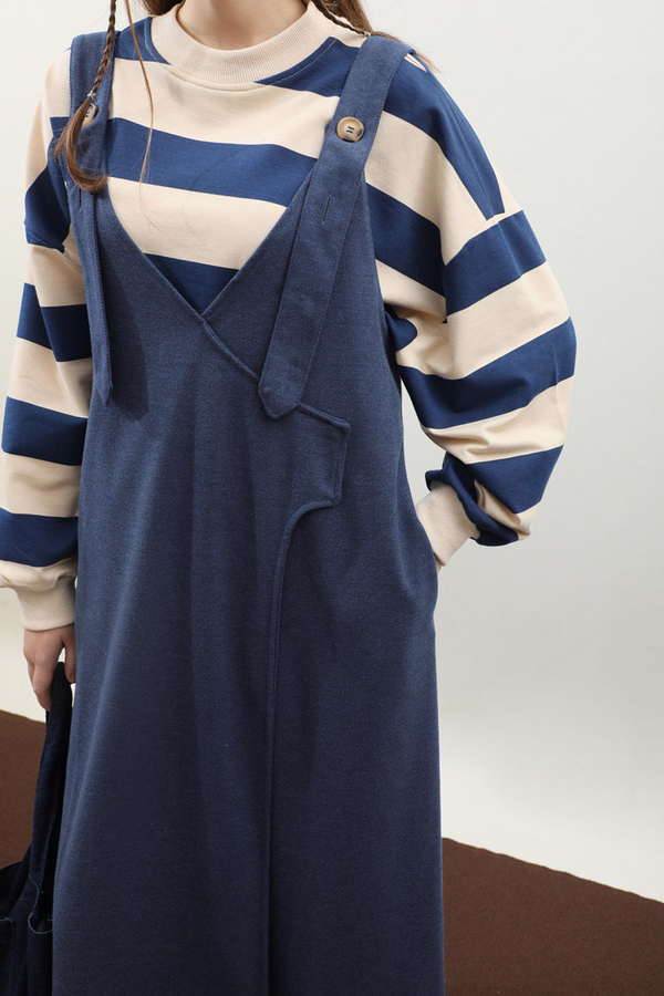 V Yaka Kruvaze Jile İndigo - 7