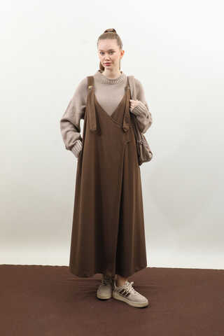 V Yaka Kruvaze Jile Kahverengi - 10